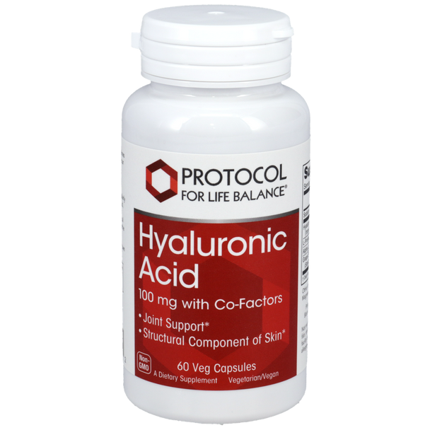 Hyaluronic Acid 100 mg with Co-factors 60 Capsules (P3155) VitaminDecade | Your Source for Professional Supplements