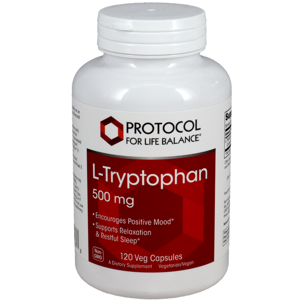 L-Tryptophan 500 mg 120 Capsules (P0167) VitaminDecade | Your Source for Professional Supplements