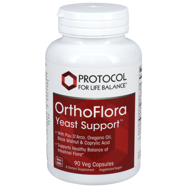 OrthoFlora Yeast Support 90 Capsules (P3308) VitaminDecade | Your Source for Professional Supplements