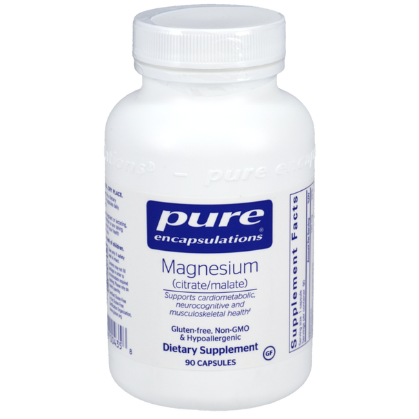 Magnesium (citrate/malate) 90 Capsules (MCM9)