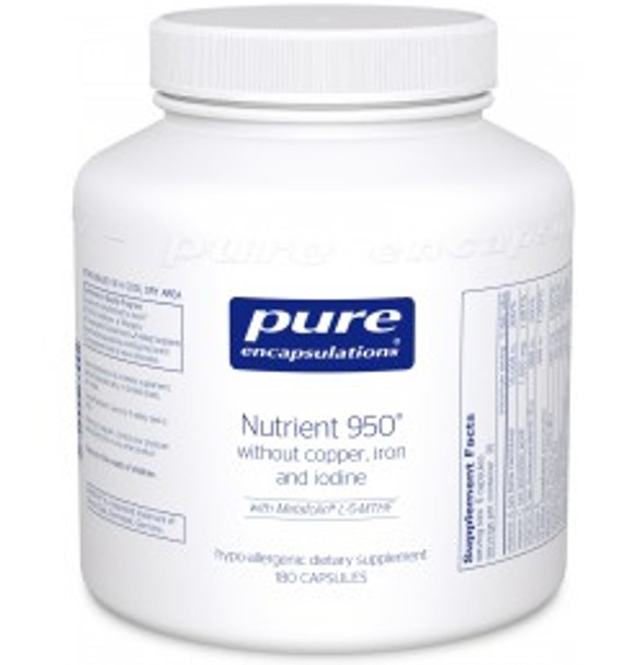Nutrient 950 without copper, iron and iodine 180 Capsules (MVI)