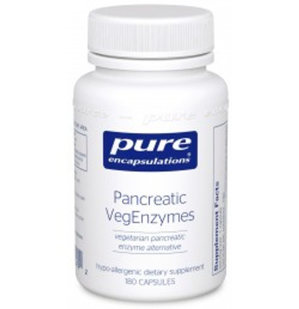 Pancreatic VegEnzymes 180 Capsules (PV1)