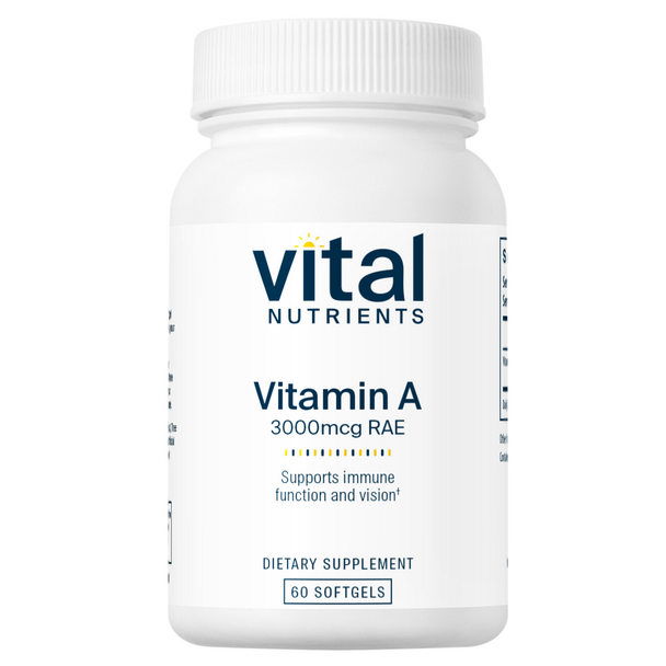Vitamin A 10,000 iu 100 Softgels (VNVA10) VitaminDecade | Your Source for Professional Supplements