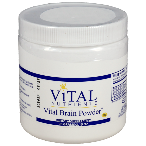 Vital Brain Natural Lemon Flavor 90 gms (VNBRAL8) VitaminDecade | Your Source for Professional Supplements