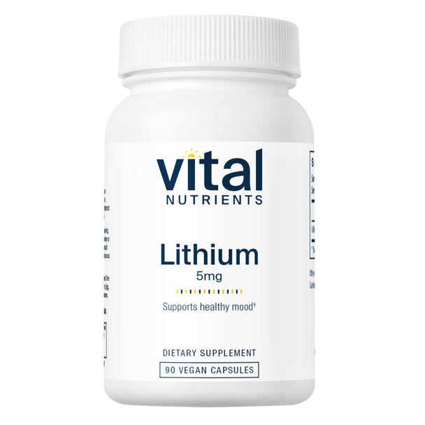 Lithium (orotate) 5 mg 90 Capsules (VNLTH5) VitaminDecade | Your Source for Professional Supplements