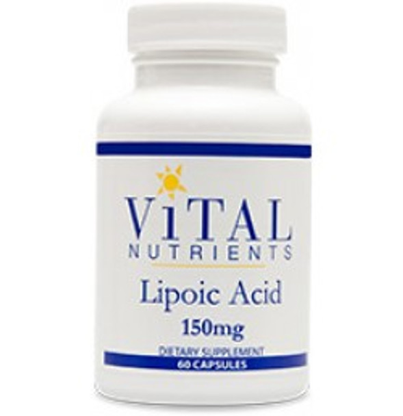 Lipoic Acid 150 mg 60 Capsules (VNAL) VitaminDecade | Your Source for Professional Supplements