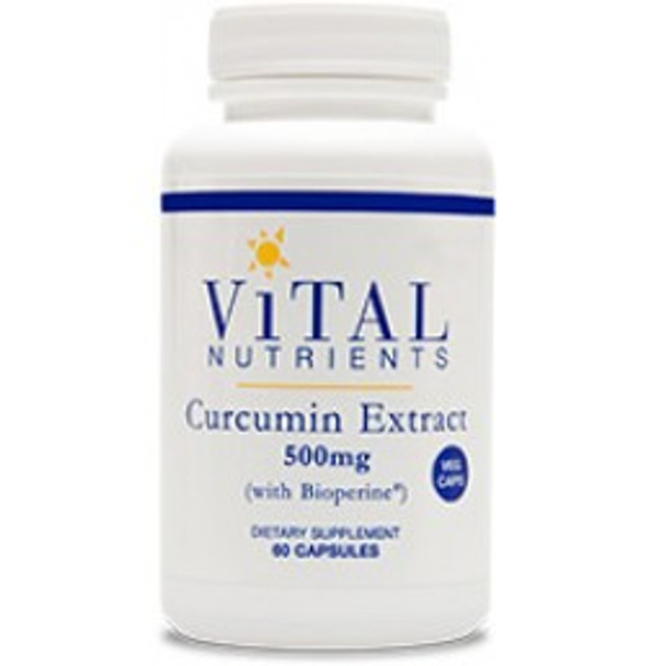 Curcumin Extract 500 mg 60 Capsules (VNCUR) VitaminDecade | Your Source for Professional Supplements