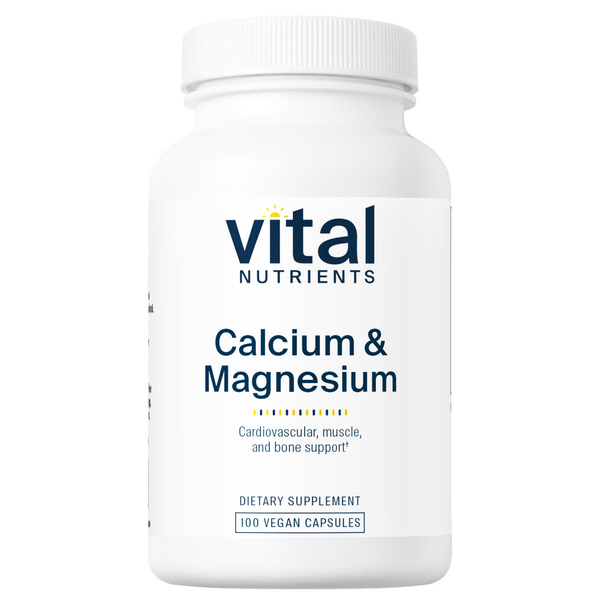Calcium & Magnesium 225 mg/75 mg 100 Capsules (VNCM2) VitaminDecade | Your Source for Professional Supplements