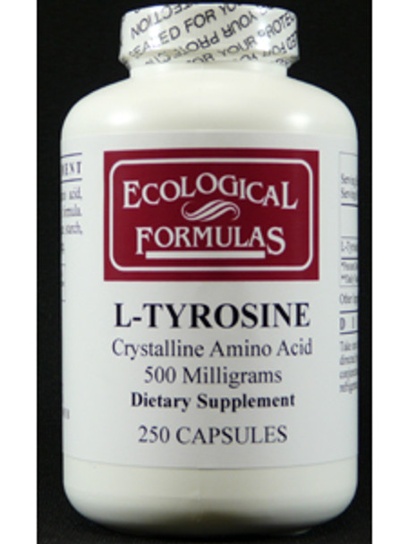 L-Tyrosine 500 mg 250 caps (250 TYRO) VitaminDecade | Your Source for Professional Supplements