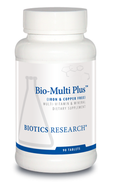 Bio-Multi Plus Iron & Copper Free 90 Tablets Biotics Research