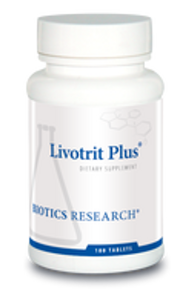 Livotrit Plus 180 Tablets Biotics Research
