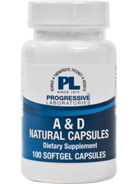A & D Natural Capsules 100 gels (ADNA) VitaminDecade | Your Source for Professional Supplements