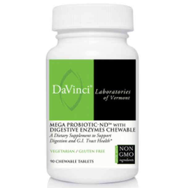 Mega Probiotic-ND with Digestive Enzymes 90 Chewables (020052E.090)