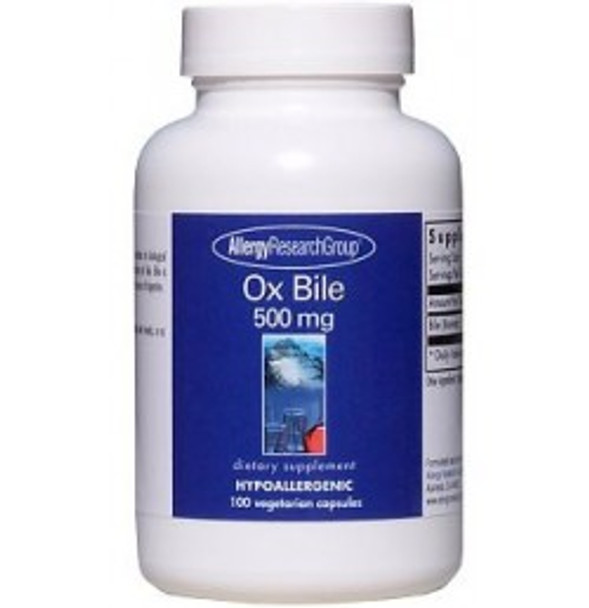 Ox Bile 500 mg 100 Capsules (70850)
