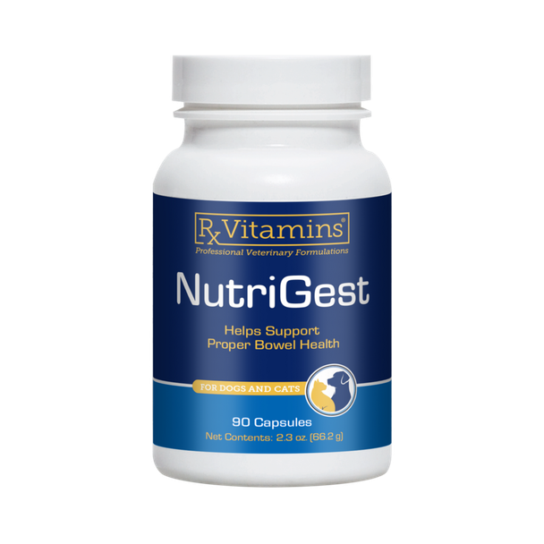 NutriGest for Dogs & Cats Caps 90 caps VitaminDecade | Your Source for Professional Supplements