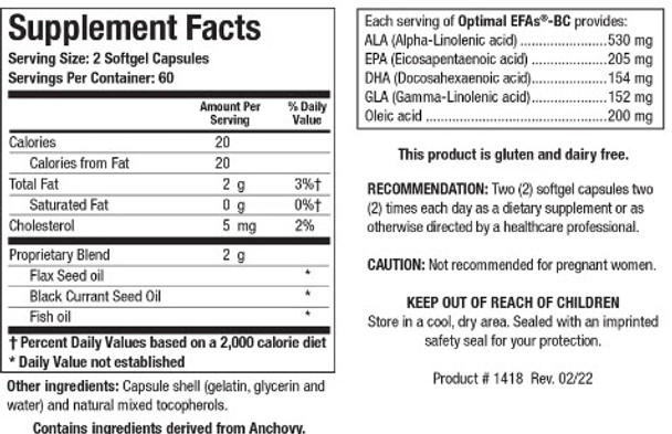 Optimal EFAs - BC