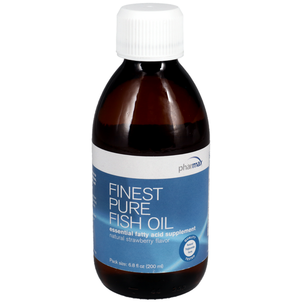 Finest Pure Fish Oil - Strawberry 200 Milliliters