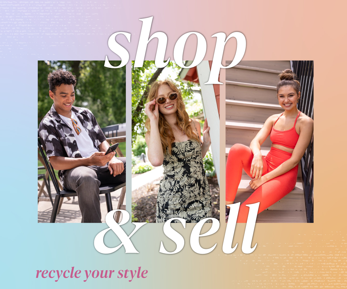 Sell and shop trendy clothing, shoes and accessories every day.
