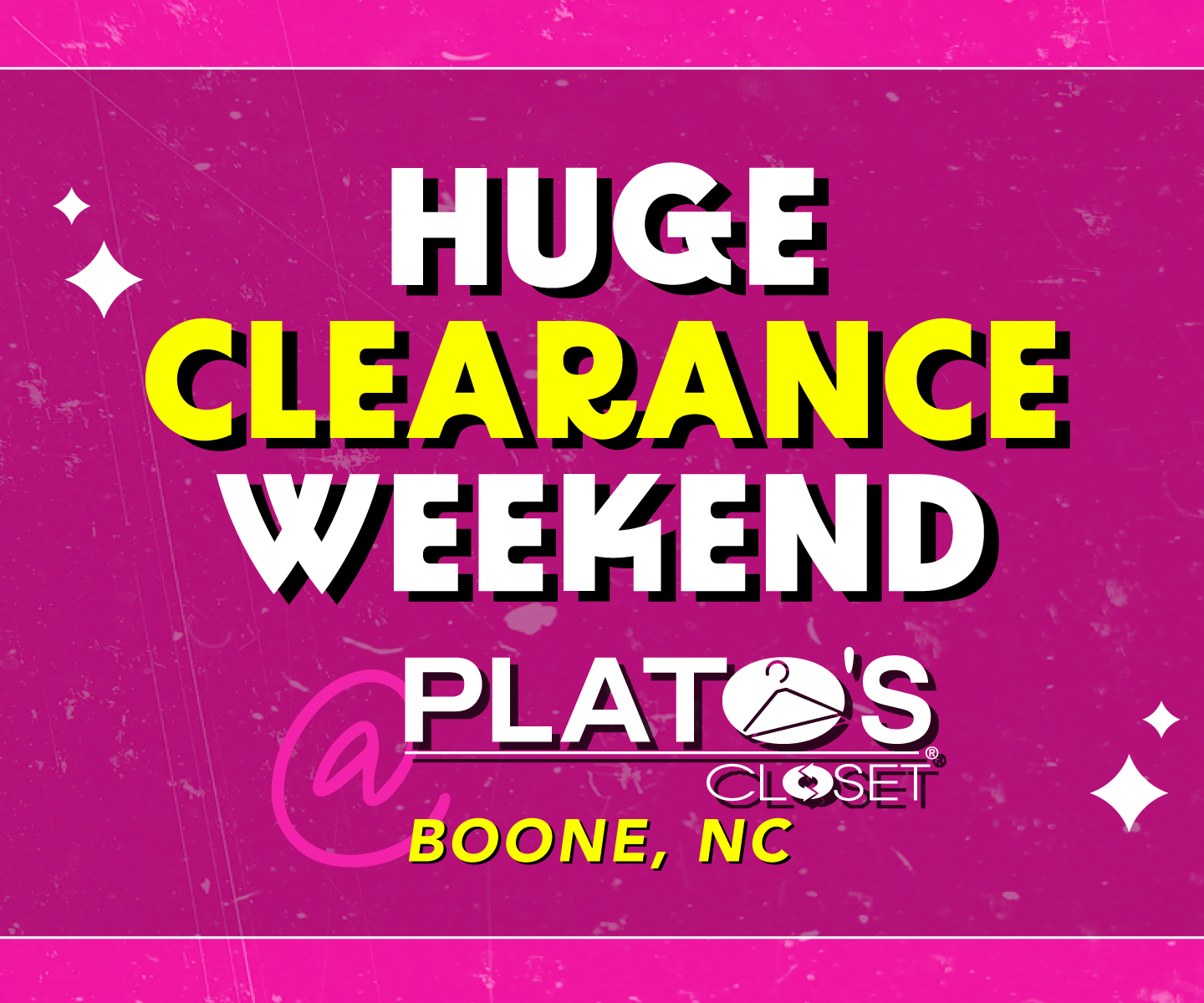 90% CLEARANCE & GRAB BAG WEEKEND