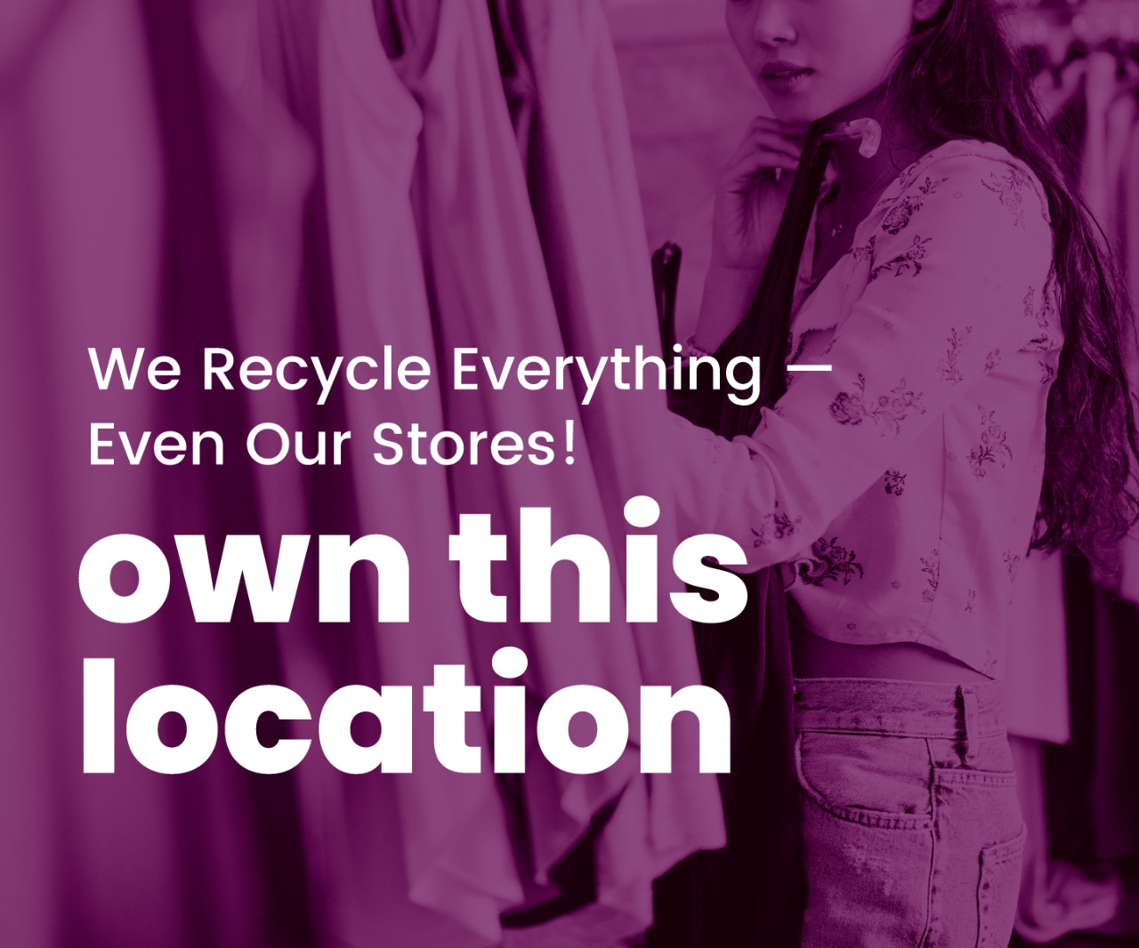 We're selling our store!