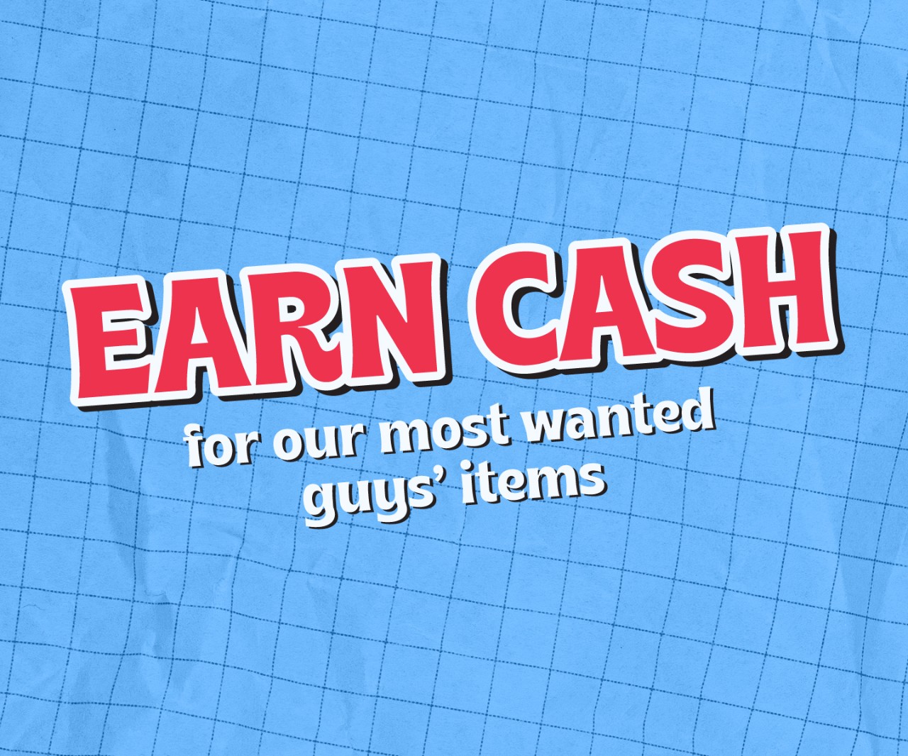 Most wanted guys' items