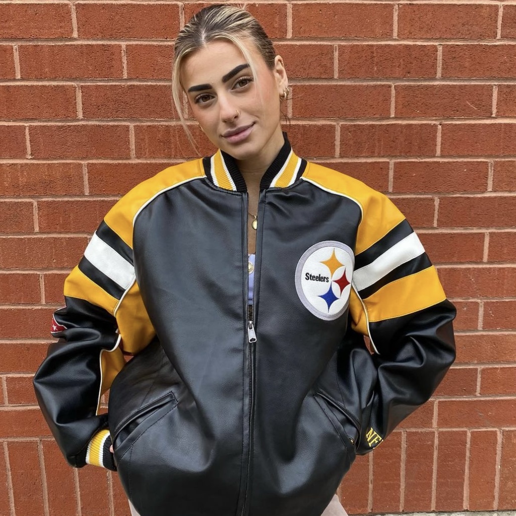 woman in a jacket