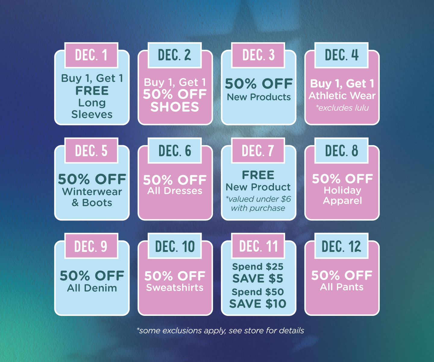 12 Days of Deals Going On Now