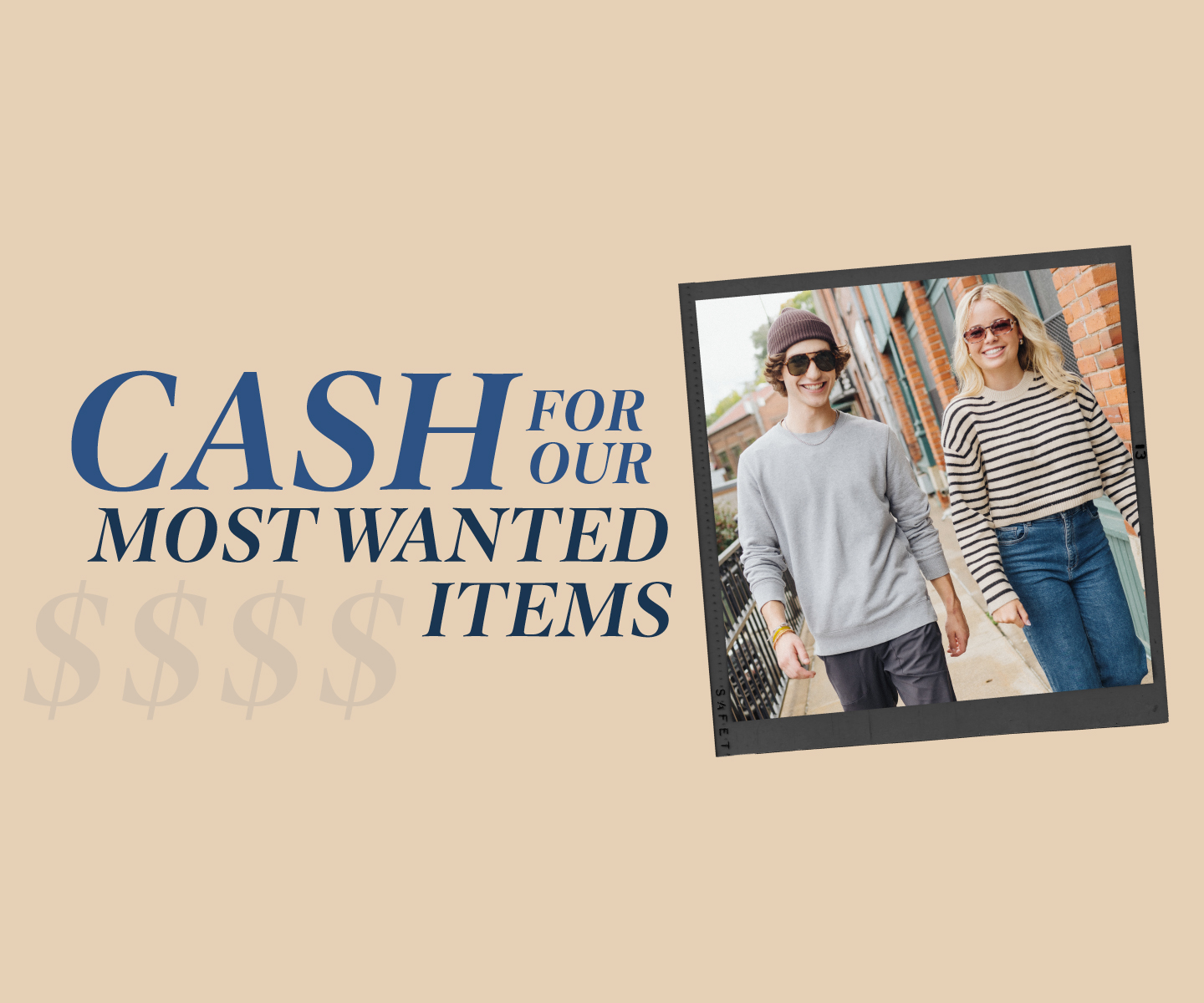 Get CASH for most wanted items!