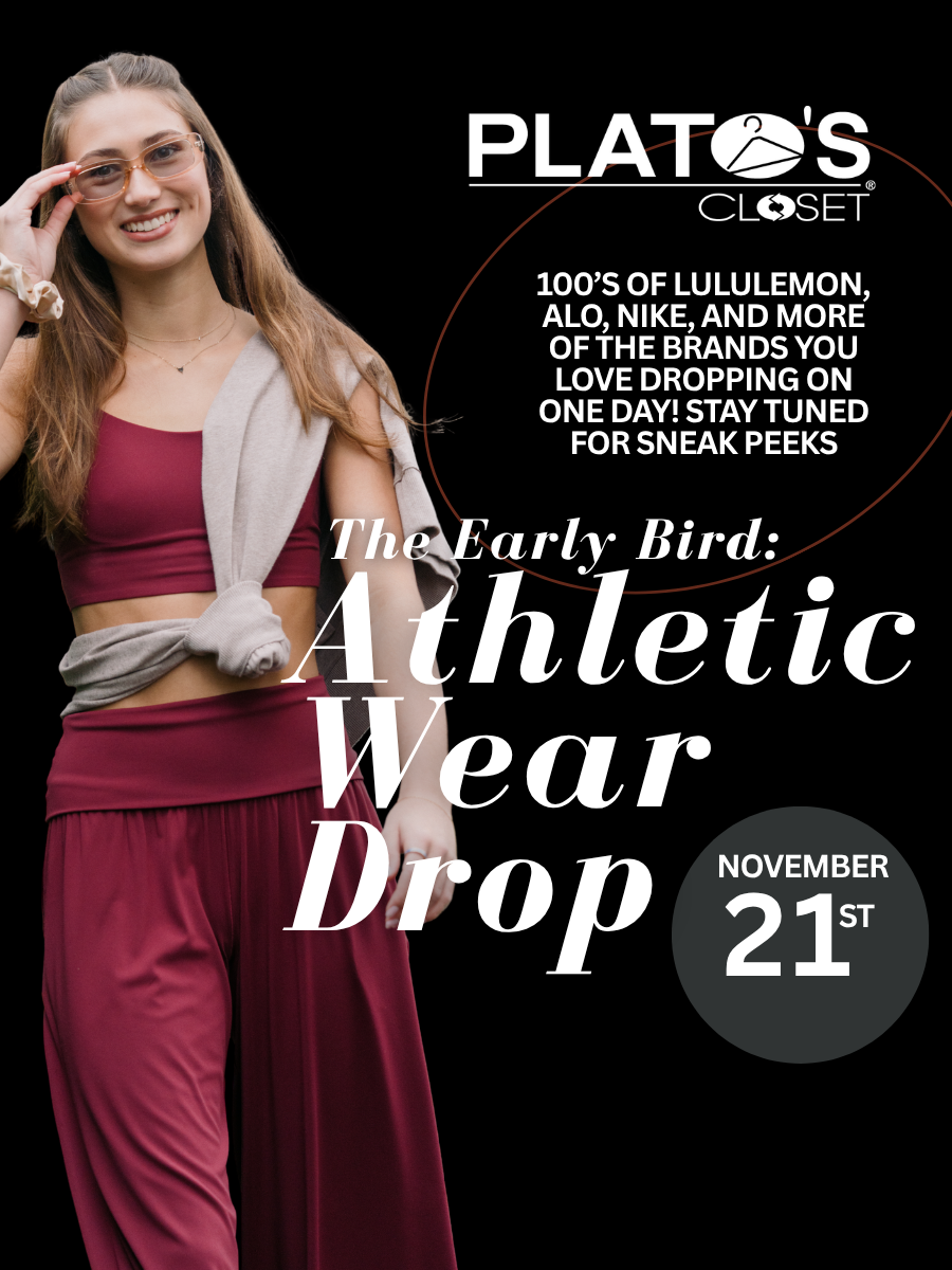 Shop all your favorite athletic brands and score the best activewear finds at Plato’s Closet Athletic Wear Event, with must-have styles for the gym, running errands, and everyday wear!
