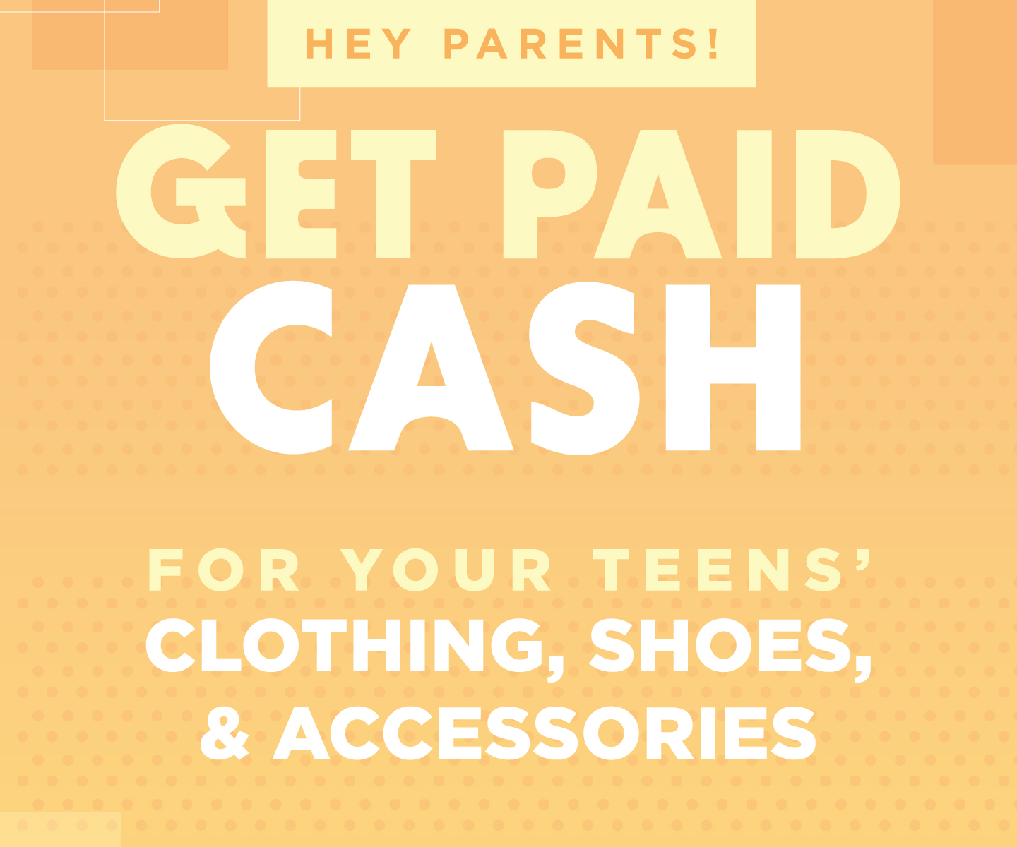 Sell your teen's clothes today!