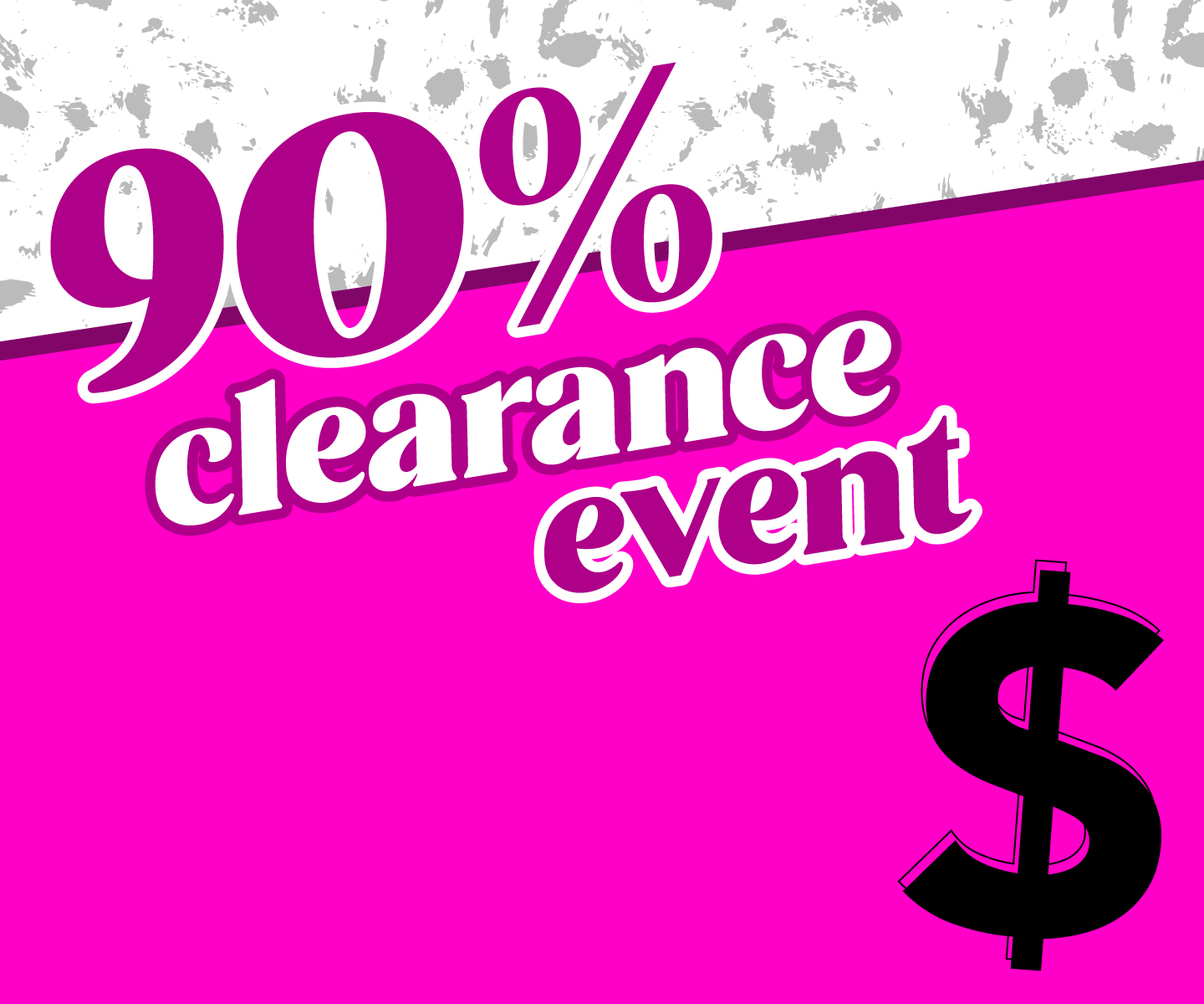 Shop 90% OFF Clearance