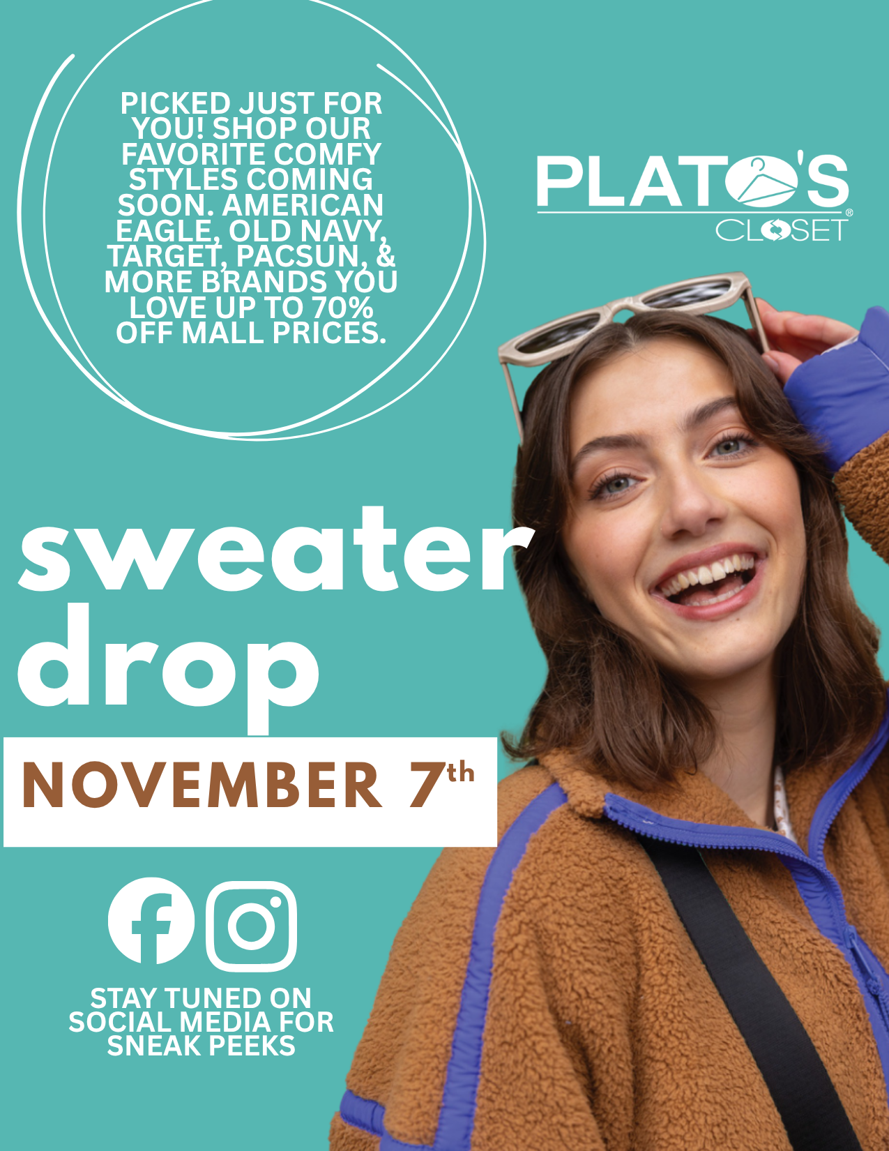 Get ready to cozy up! Join us on November 7th for our Comfy Cozy Sweater Drop featuring brands you love like Target, Old Navy, boutique styles, and more! Find your new favorite sweaters starting at just $8 an item. Don’t miss out on the cutest cozy finds just in time for sweater weather!