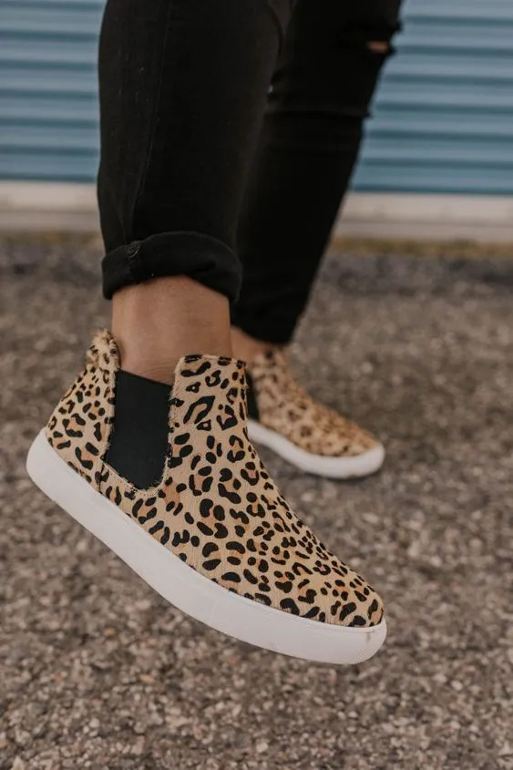 Pair of Leopard Print Shoes