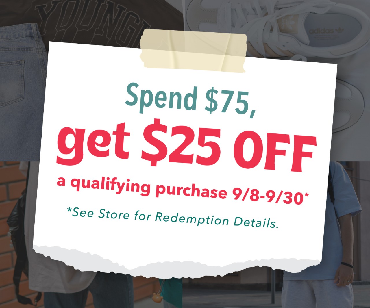Now through August 31 Shop Now - Save Later