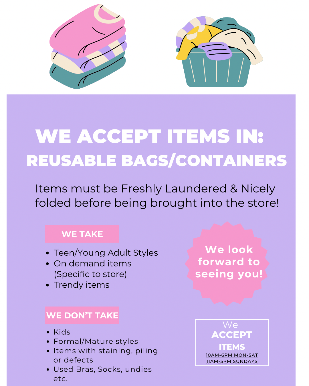 How to Sell to us instructions