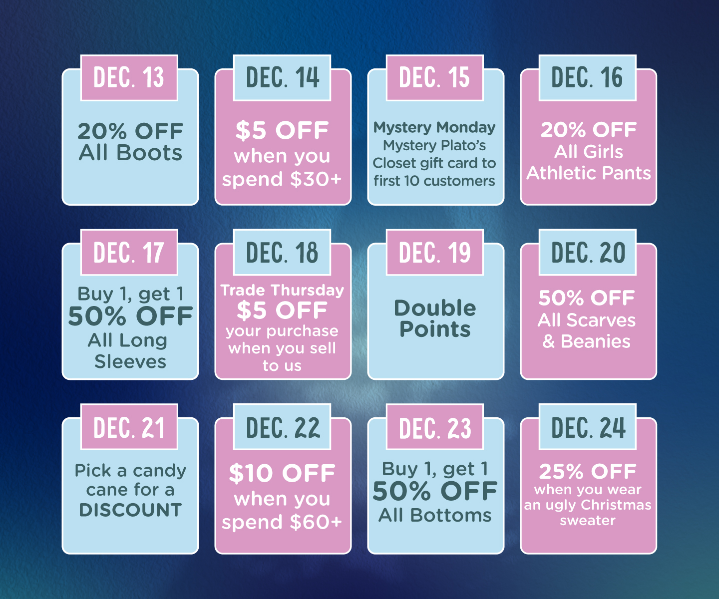 12 Days Of Christmas Deals Going on now