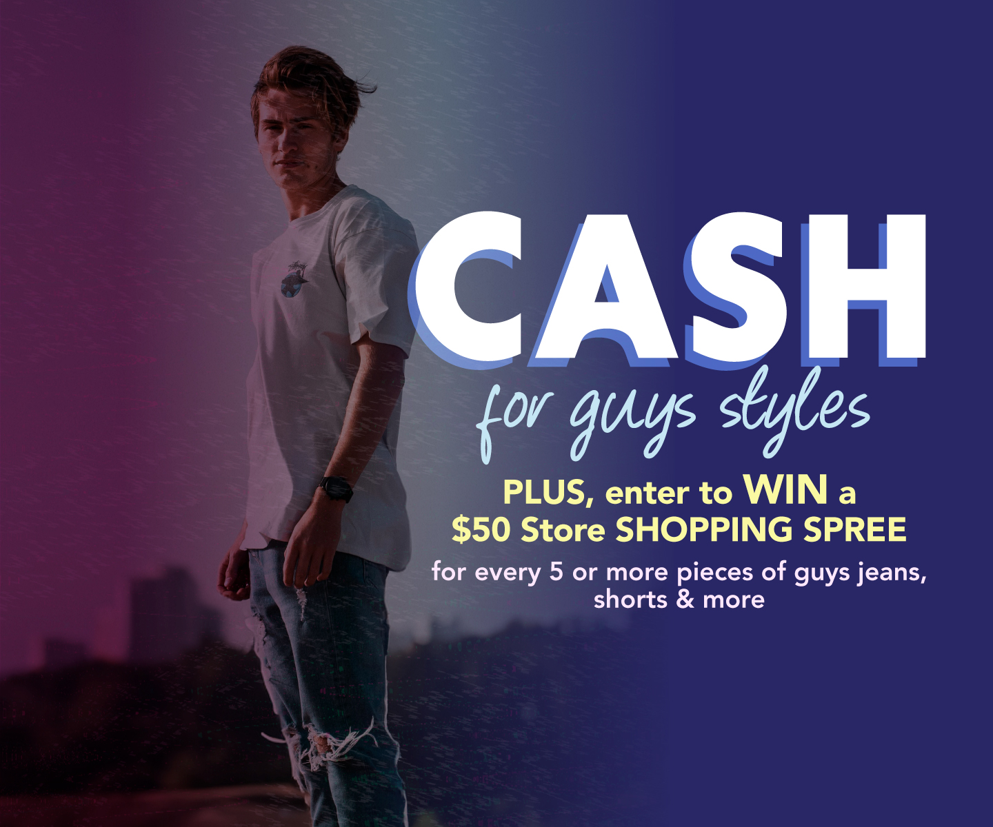 Sell guys' styles TODAY!