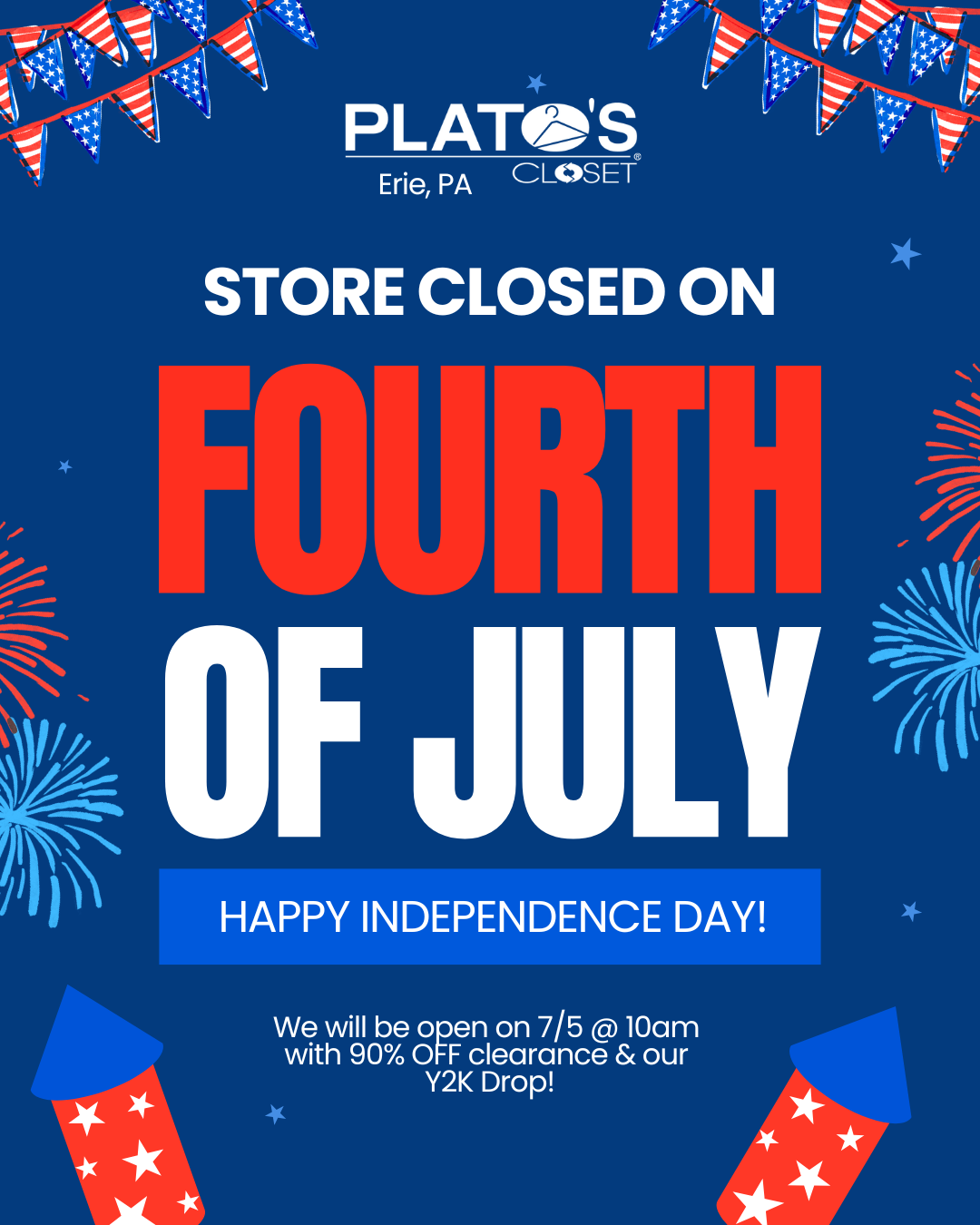 Closed on 4th