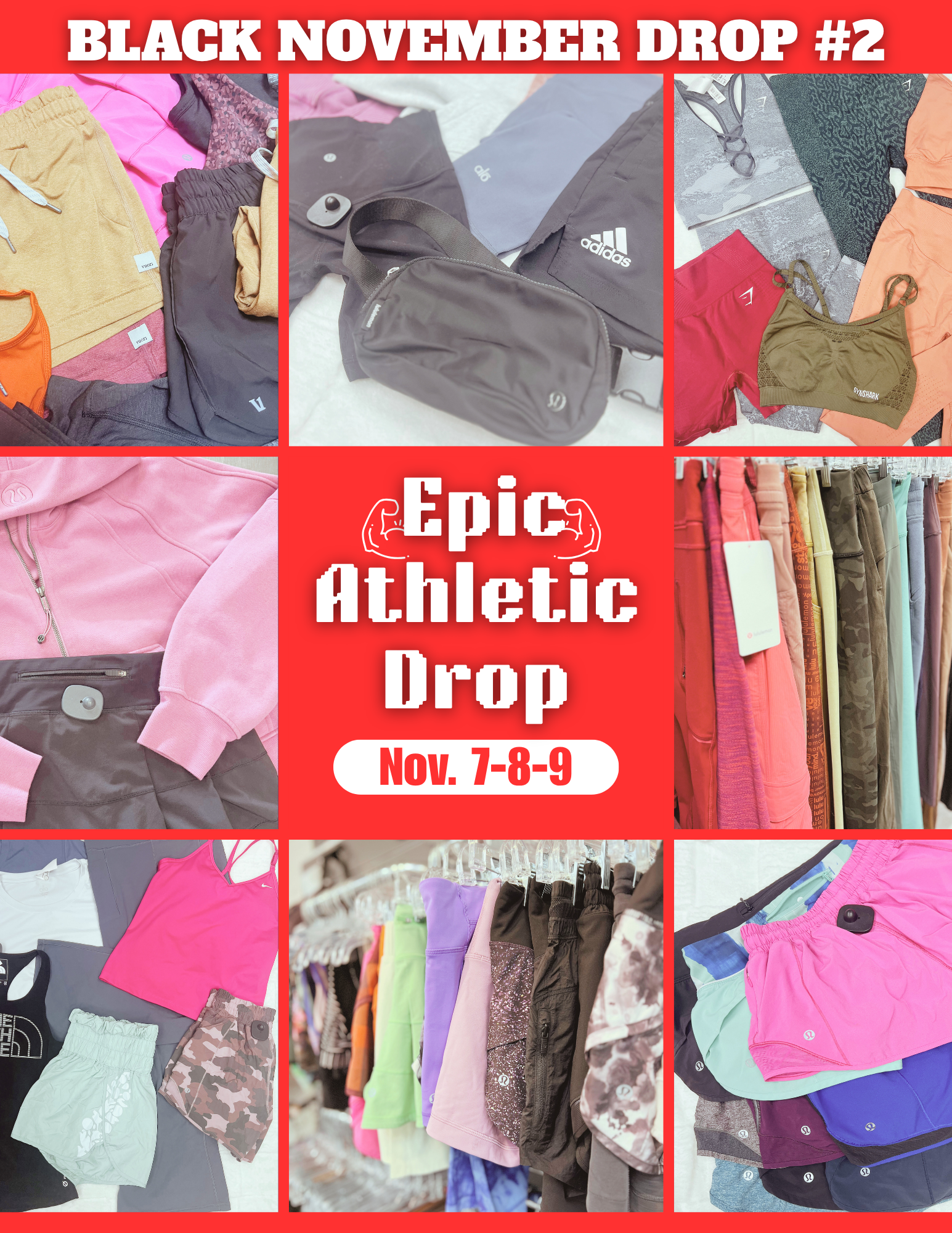 Black November - Athletic Wear Drop!