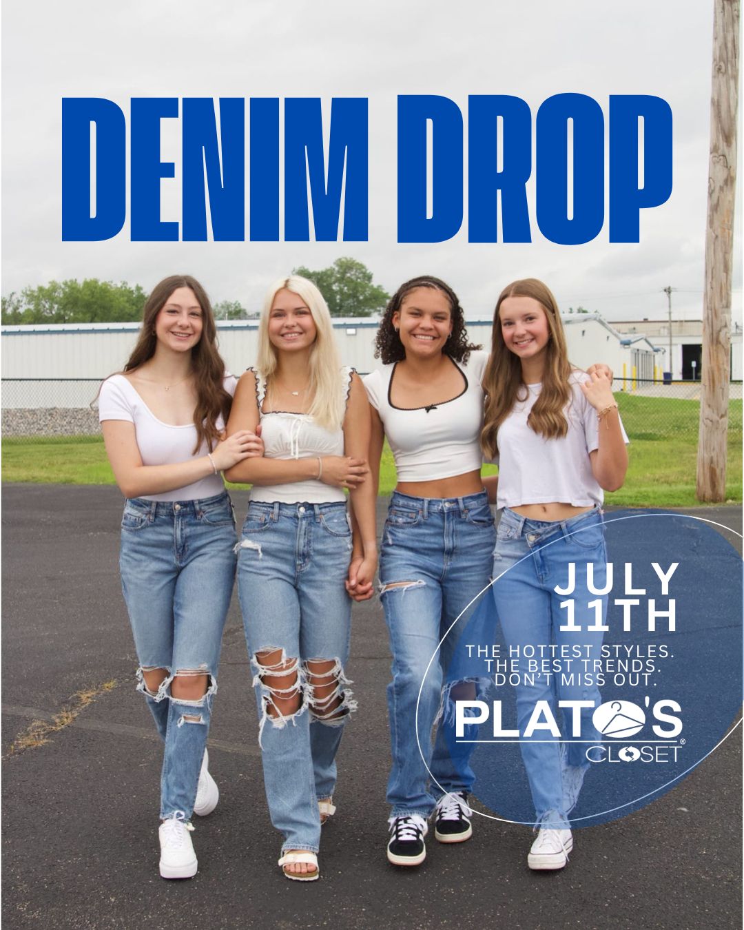 Get ready for back-to-school with our Denim Drop on July 11th! Shop our best selection of jeans, denim shorts, skirts, jackets, and overalls from brands like Levi's, American Eagle, Abercrombie & Fitch, Hollister, Free People, Madewell, Wrangler, Lucky Brand, and more.