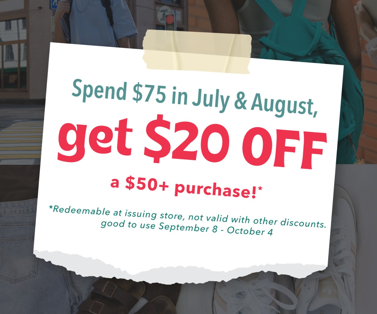 Get a coupon when you shop!