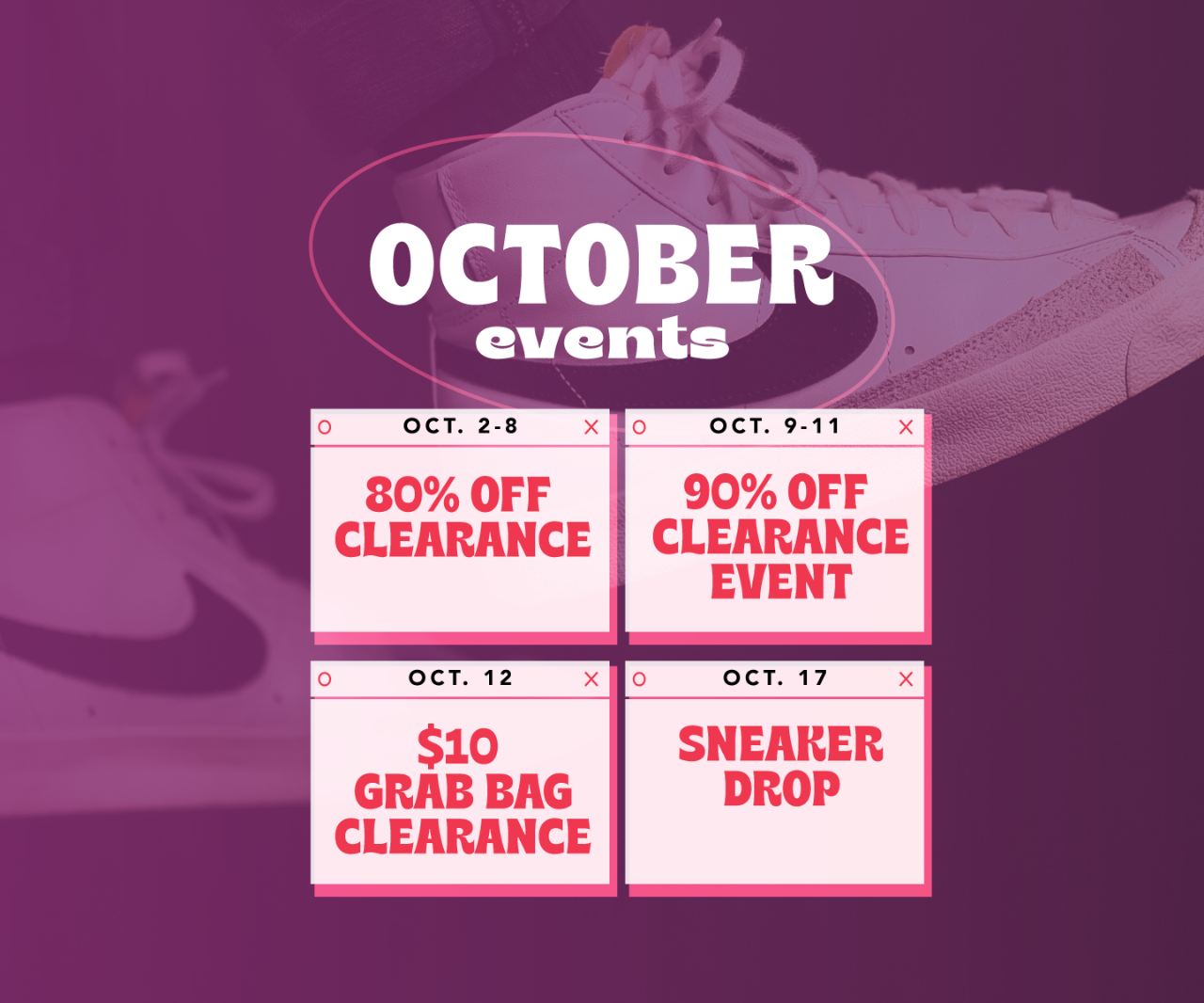 Check out our upcoming events!