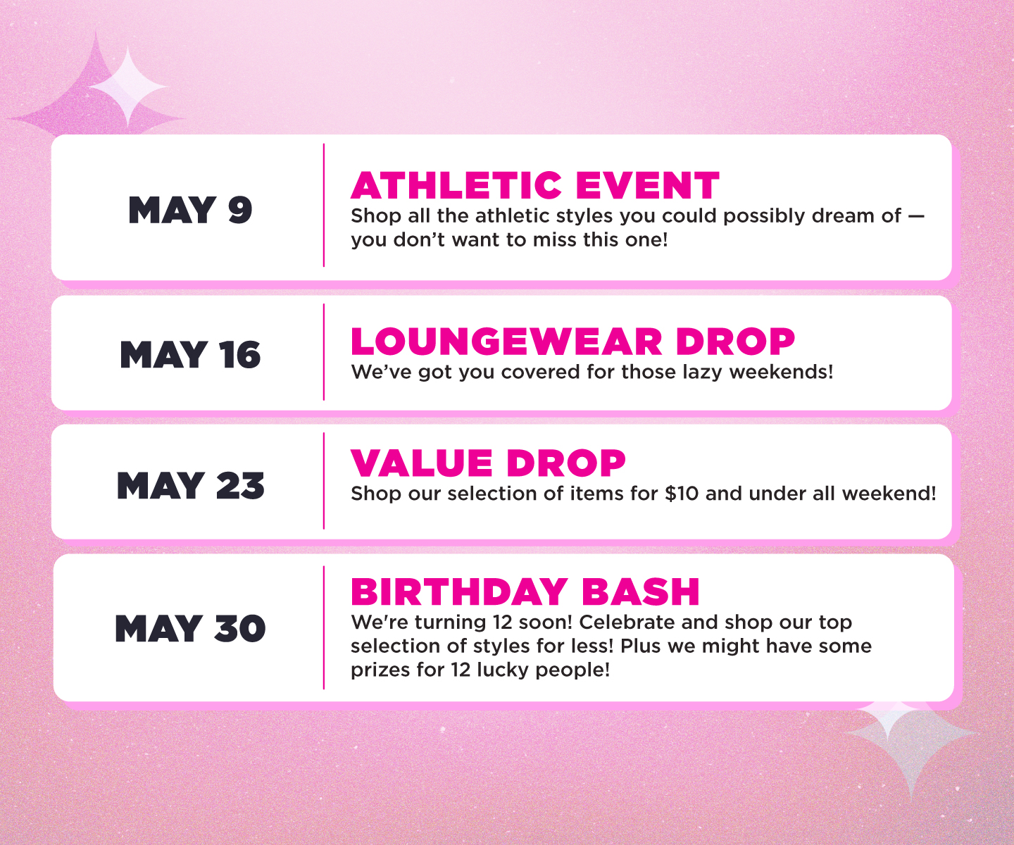 May Events