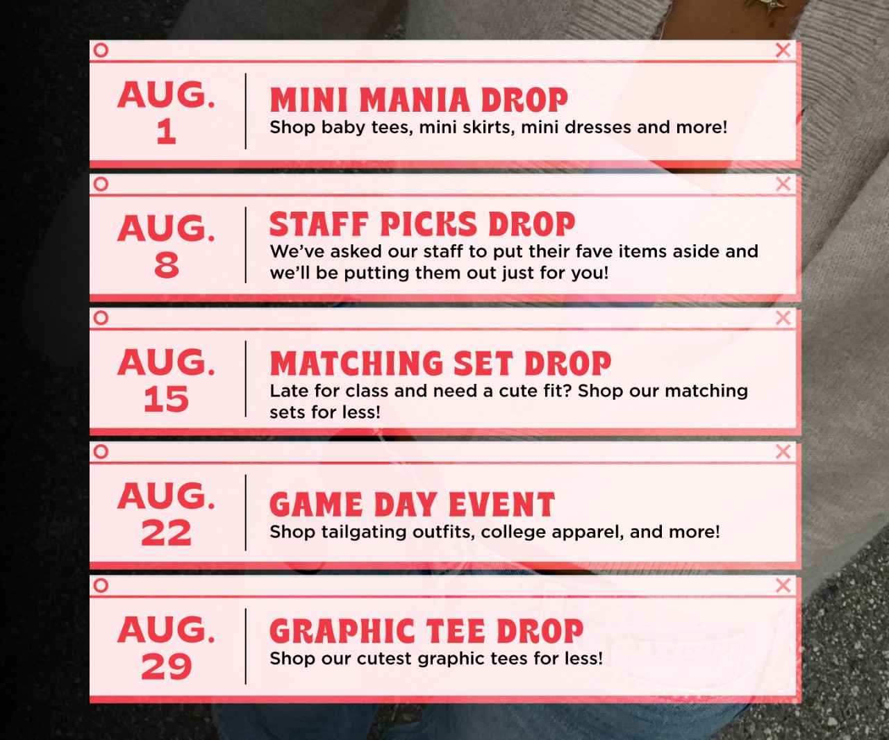August Events