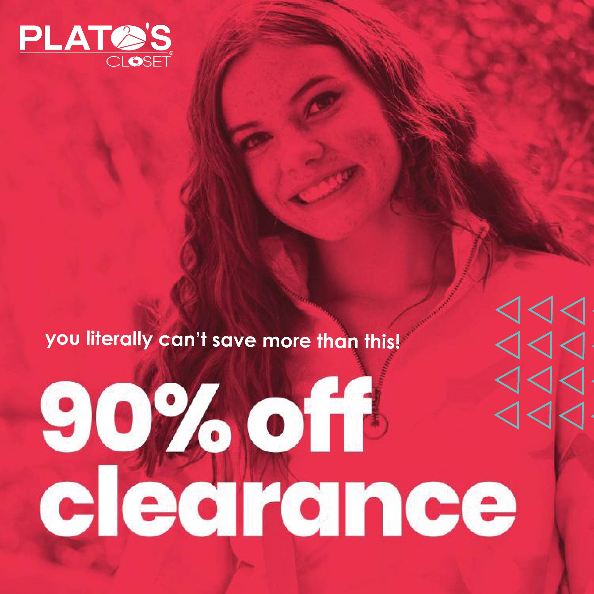 90 percent off clearance