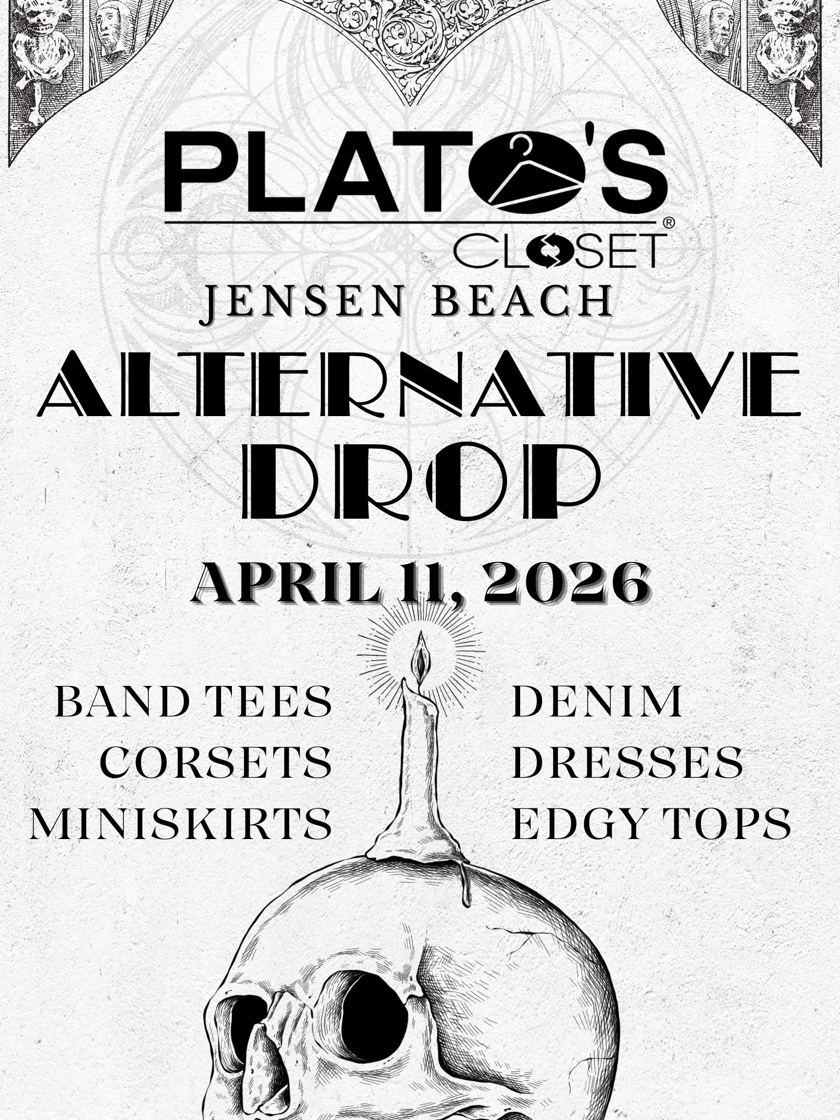 skull with grey background