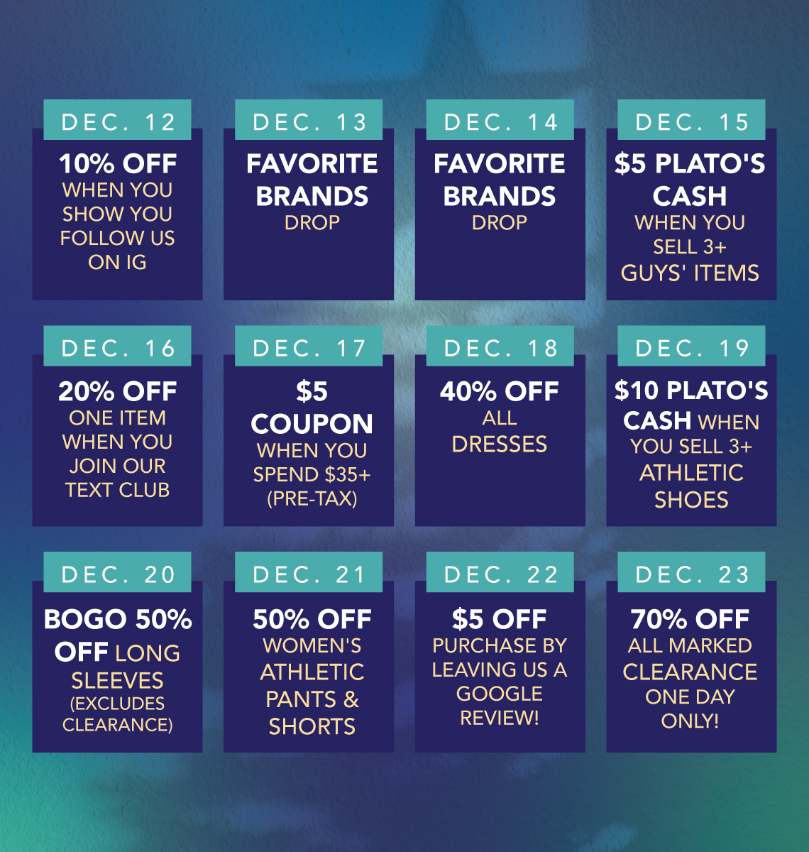 12 Days of Christmas