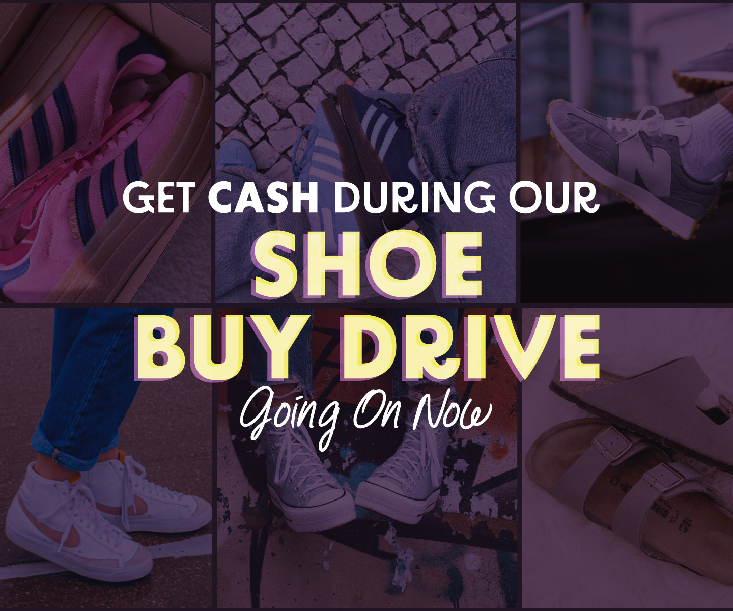 Get CASH plus enter to win FREE SHOES
