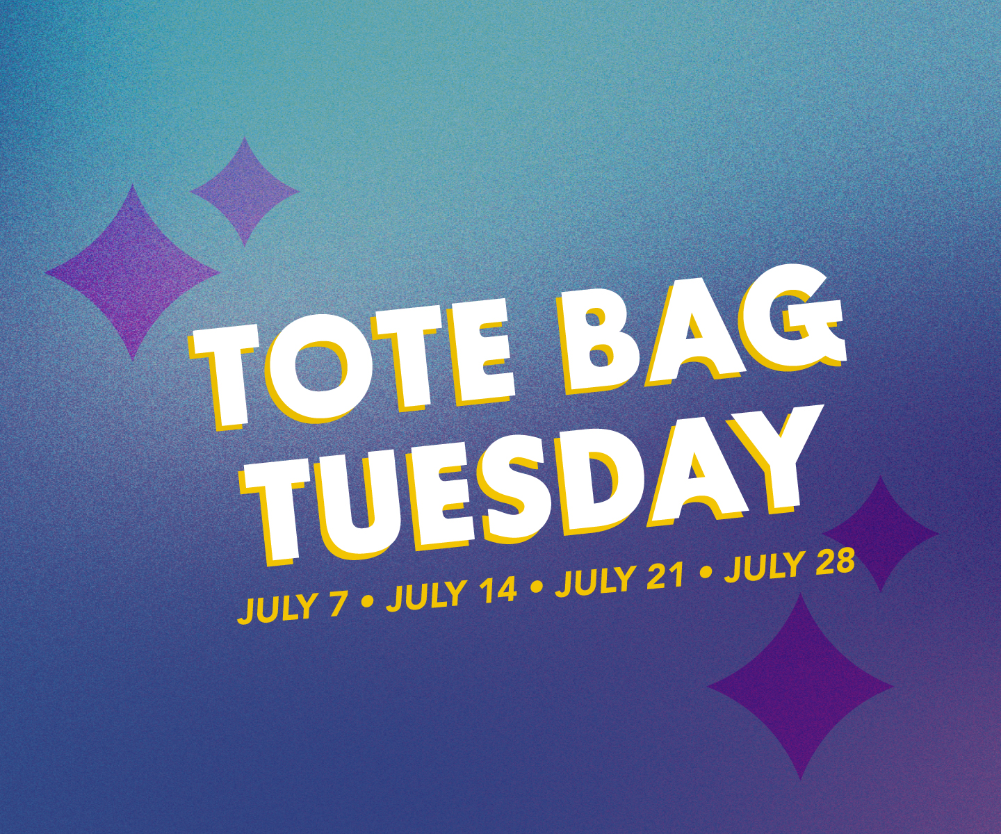 20% OFF Tote Bag Tuesdays