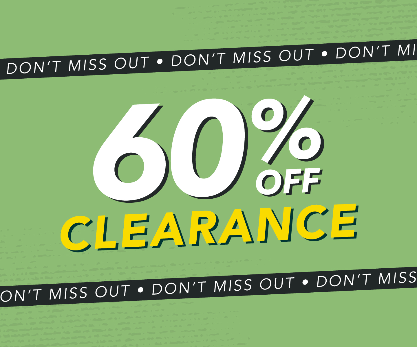 Shop 60% Off Clearance